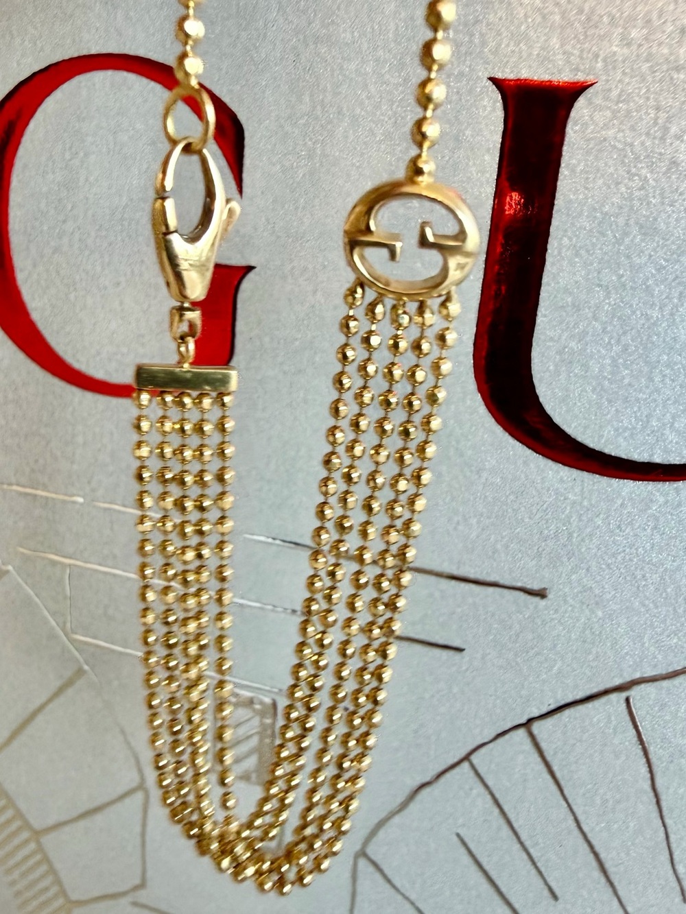 18k gold Gucci bracelet